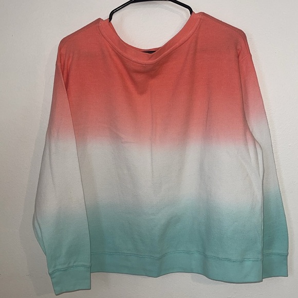 💥SPLENDID OMBRE THERMAL SWEATSHIRT - Picture 4 of 6